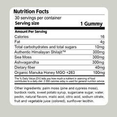 Cured 3 In 1 Gummies Cured Shilajit Gummies For Men