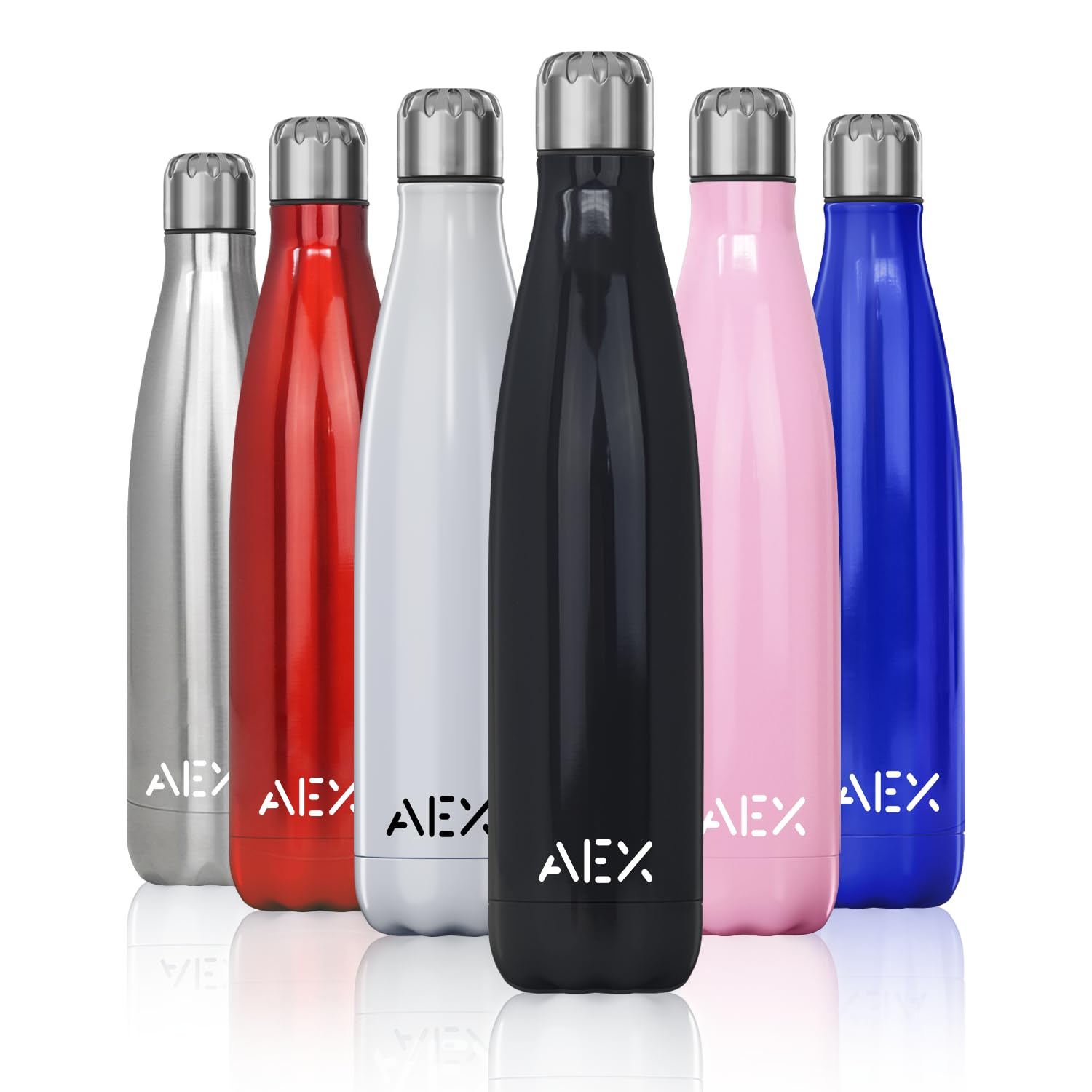 Double Insulated Vacuum Flask Stainless Steel Water Bottle Thermos Flasks Water Bottle for Hot and Cold Drinks Thermal Bottle 1000ml [Black_White]