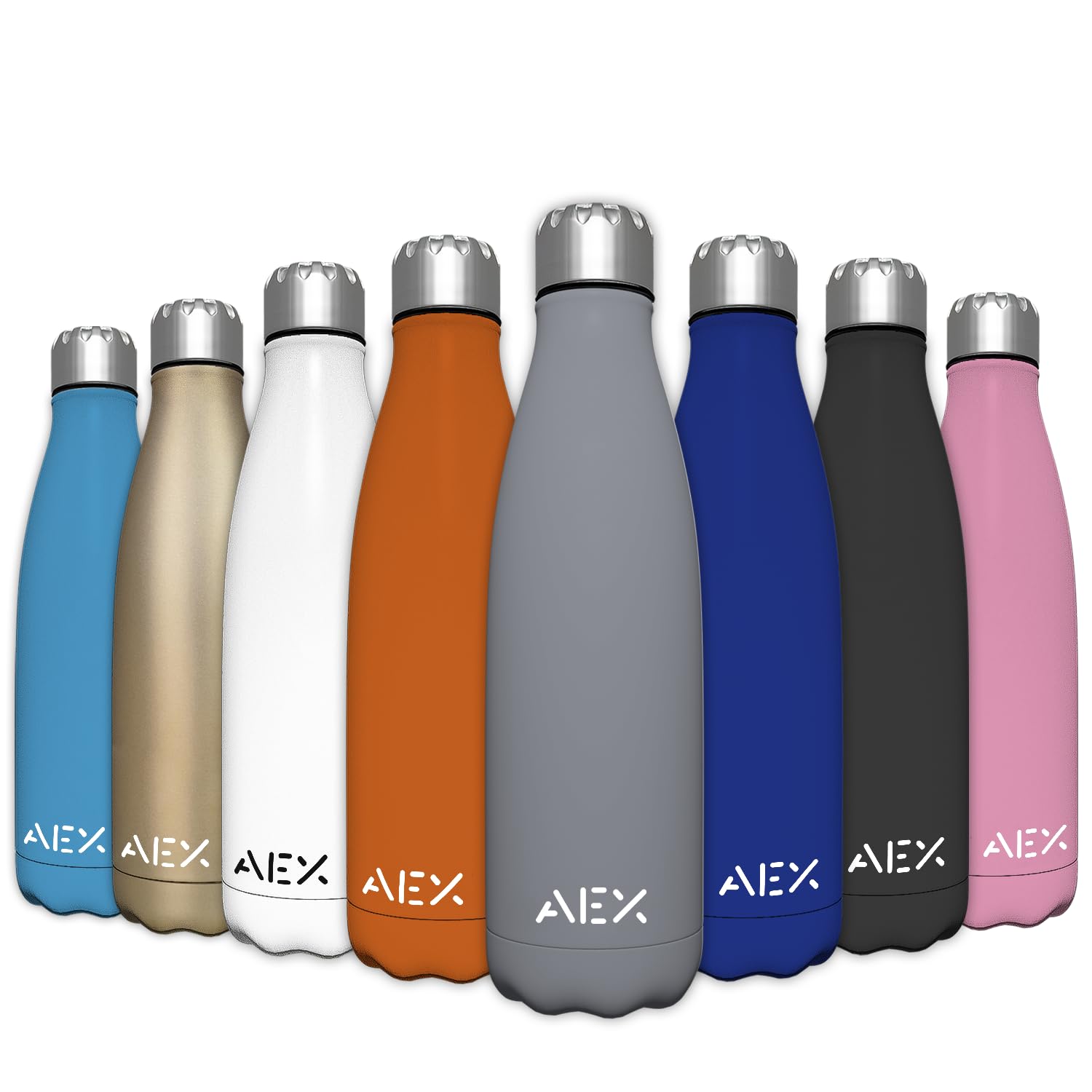 Double Insulated Vacuum Flask Stainless Steel Water Bottle Thermos Flasks Water Bottle for Hot and Cold Drinks Thermal Bottle 1000ml [Black_White]