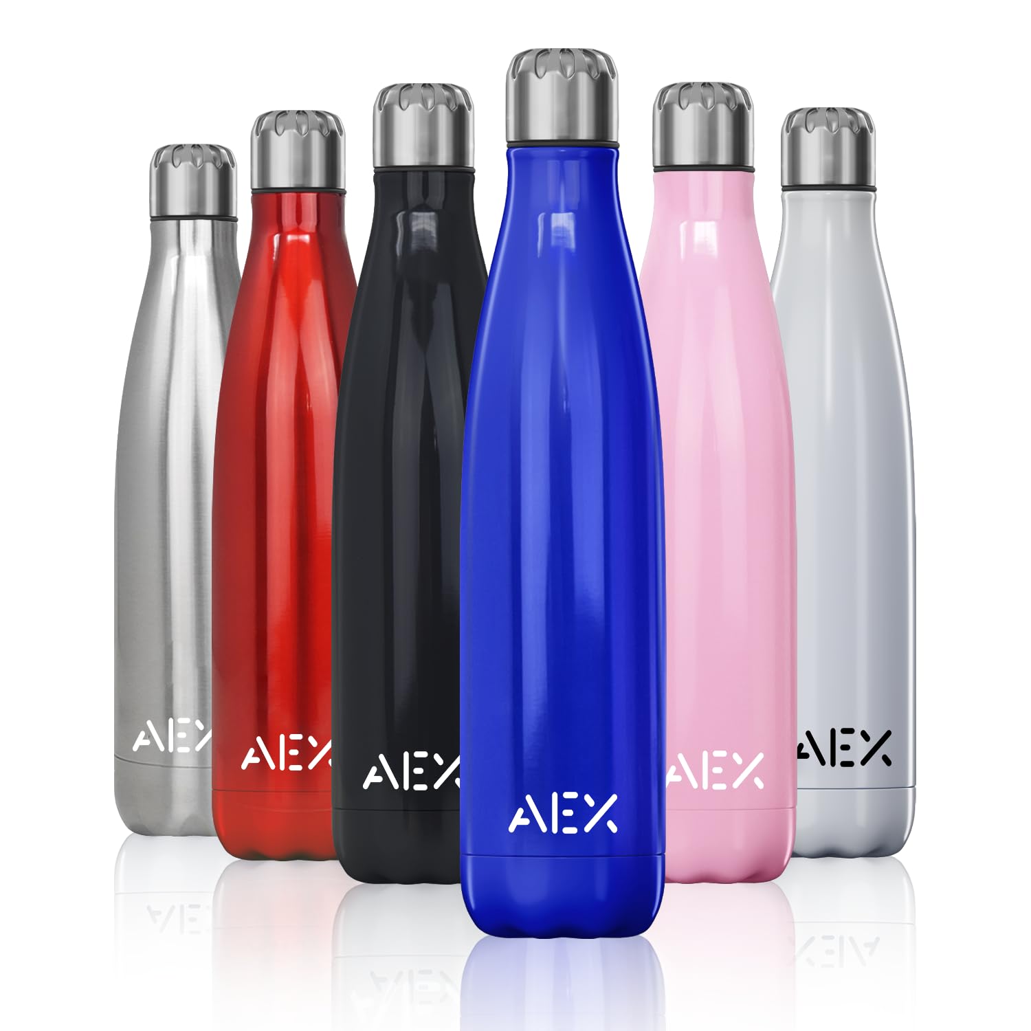 Double Insulated Vacuum Flask Stainless Steel Water Bottle Thermos Flasks Water Bottle for Hot and Cold Drinks Thermal Bottle 1000ml [Black_White]