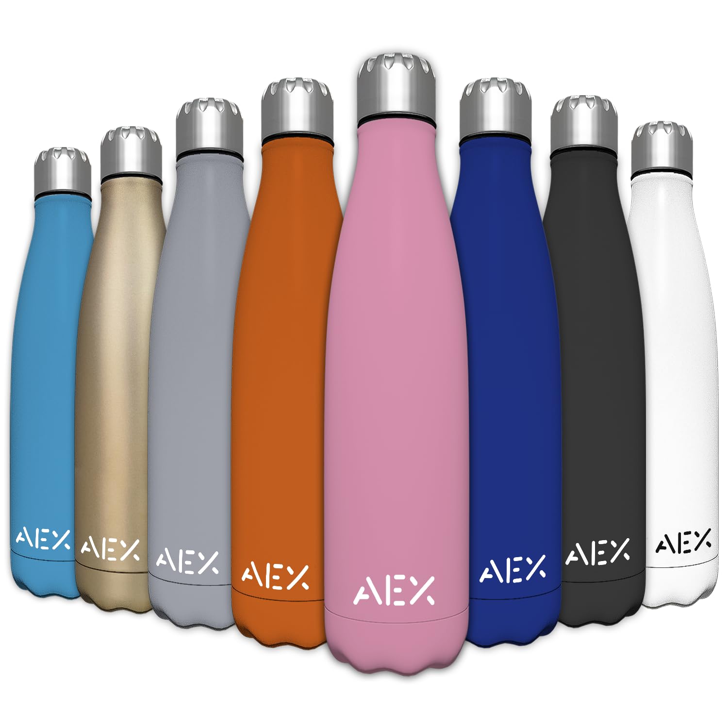 Double Insulated Vacuum Flask Stainless Steel Water Bottle Thermos Flasks Water Bottle for Hot and Cold Drinks Thermal Bottle 1000ml [Black_White]