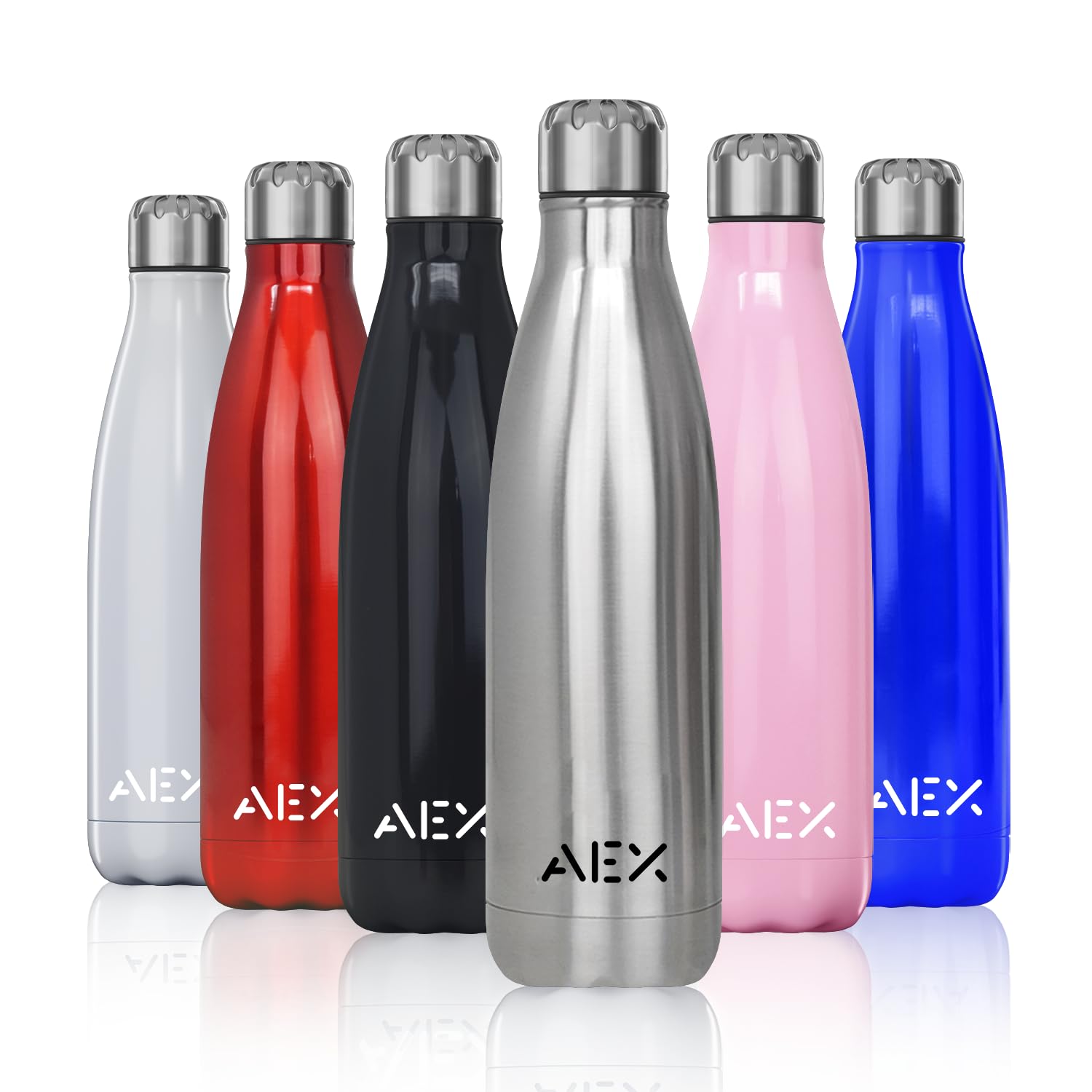 Double Insulated Vacuum Flask Stainless Steel Water Bottle Thermos Flasks Water Bottle for Hot and Cold Drinks Thermal Bottle 1000ml [Black_White]