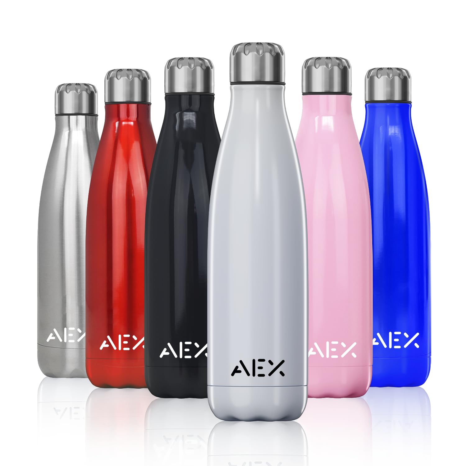 Double Insulated Vacuum Flask Stainless Steel Water Bottle Thermos Flasks Water Bottle for Hot and Cold Drinks Thermal Bottle 1000ml [Black_White]