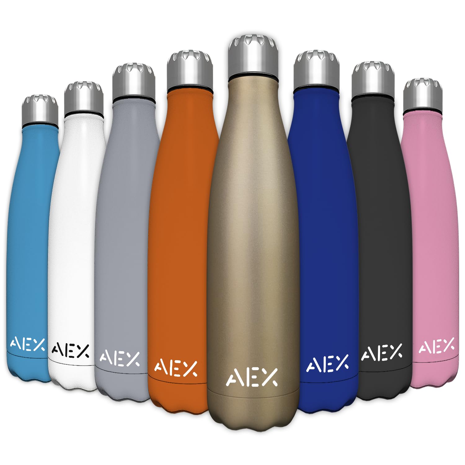Double Insulated Vacuum Flask Stainless Steel Water Bottle Thermos Flasks Water Bottle for Hot and Cold Drinks Thermal Bottle 1000ml [Black_White]