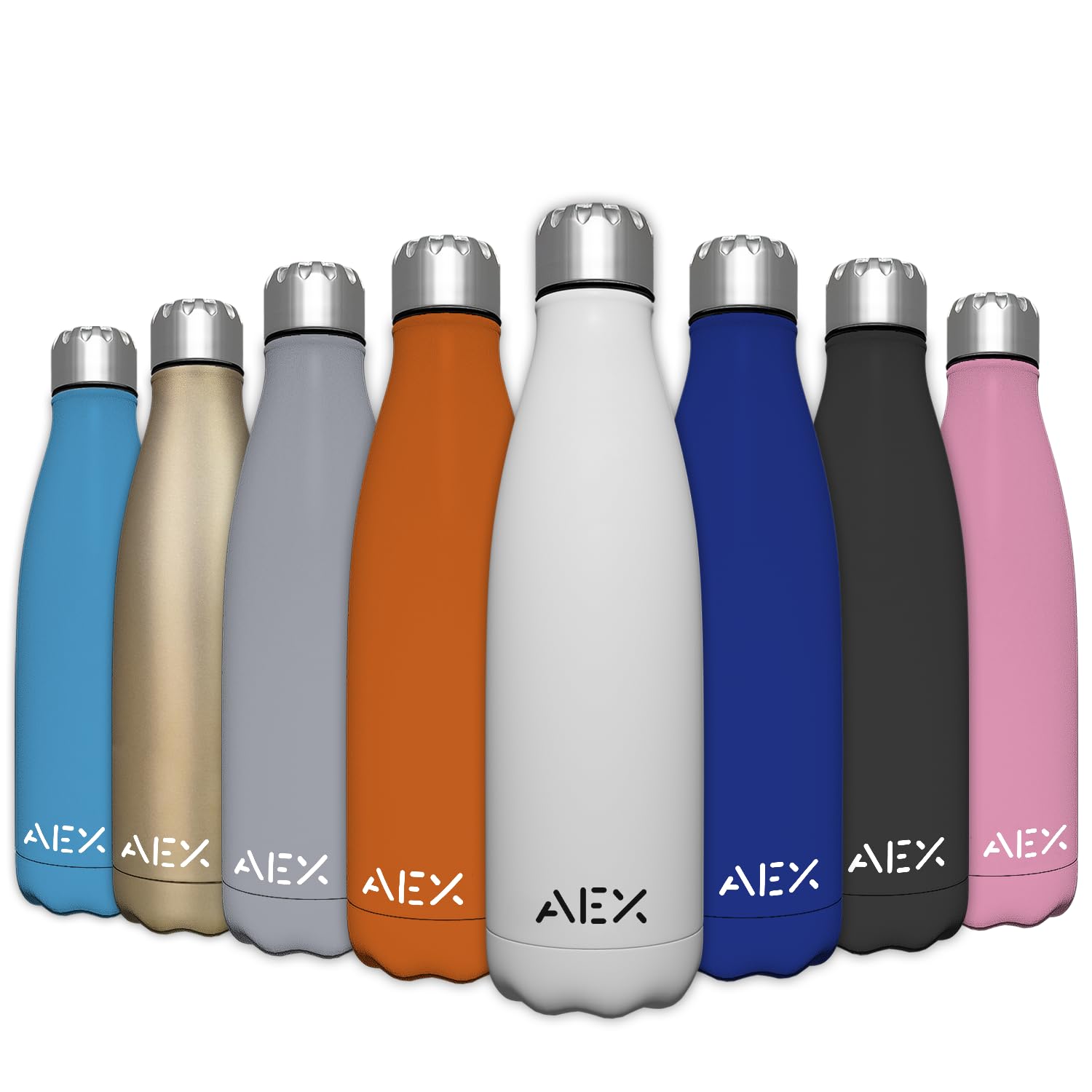 Double Insulated Vacuum Flask Stainless Steel Water Bottle Thermos Flasks Water Bottle for Hot and Cold Drinks Thermal Bottle 1000ml [Black_White]