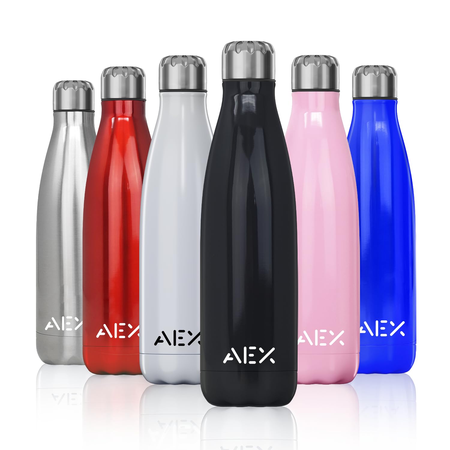 Double Insulated Vacuum Flask Stainless Steel Water Bottle Thermos Flasks Water Bottle for Hot and Cold Drinks Thermal Bottle 1000ml [Black_White]
