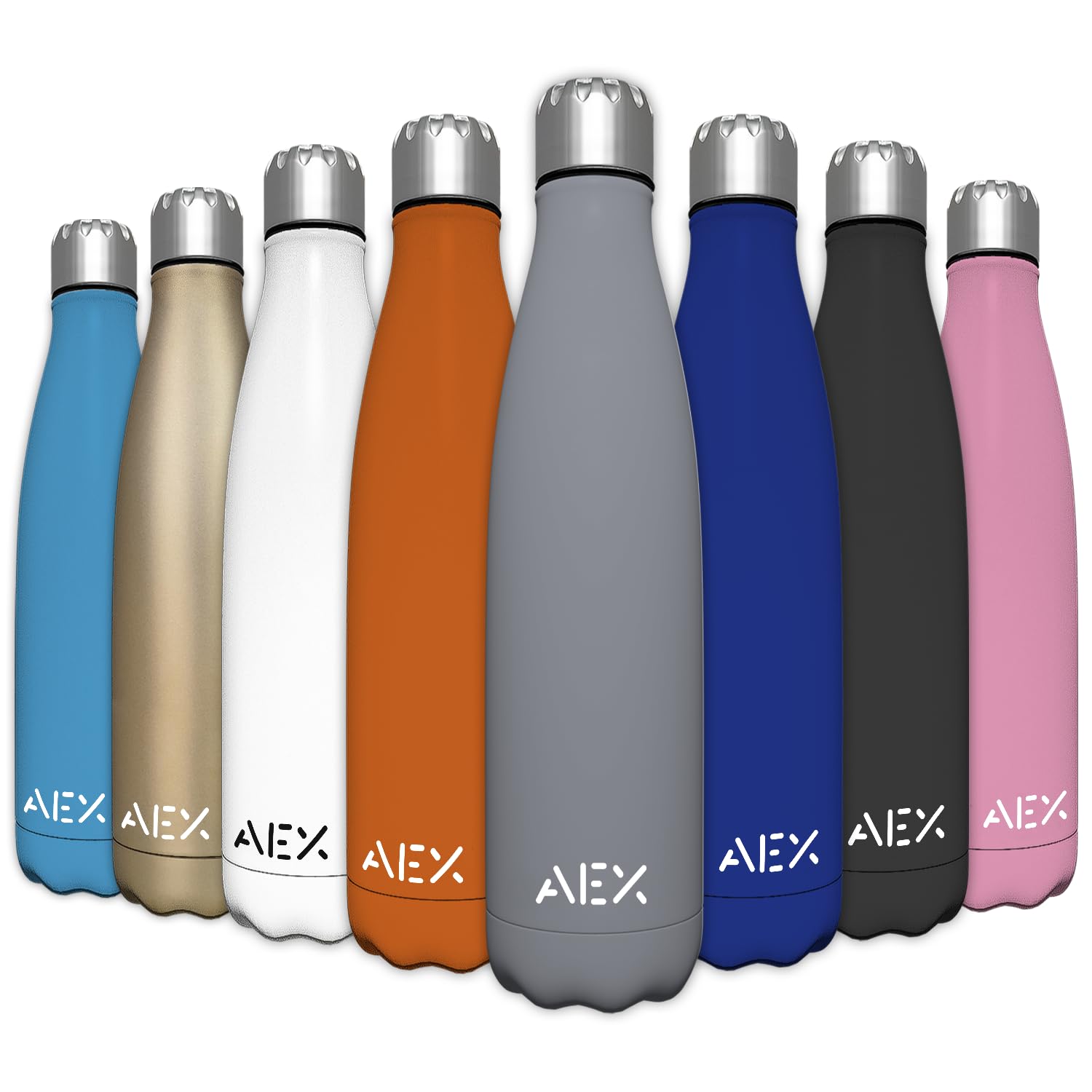 Double Insulated Vacuum Flask Stainless Steel Water Bottle Thermos Flasks Water Bottle for Hot and Cold Drinks Thermal Bottle 1000ml [Black_White]