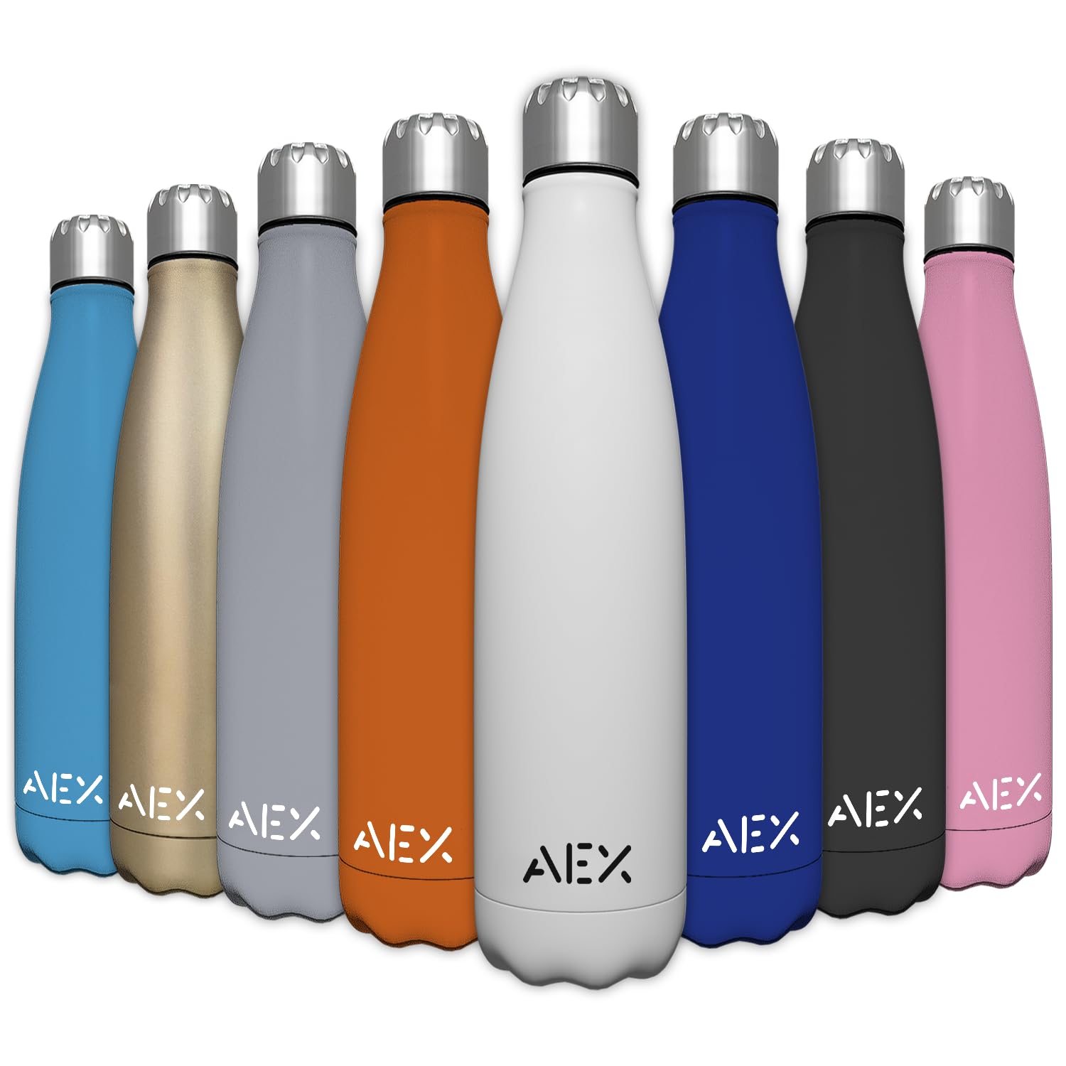 Double Insulated Vacuum Flask Stainless Steel Water Bottle Thermos Flasks Water Bottle for Hot and Cold Drinks Thermal Bottle 1000ml [Black_White]