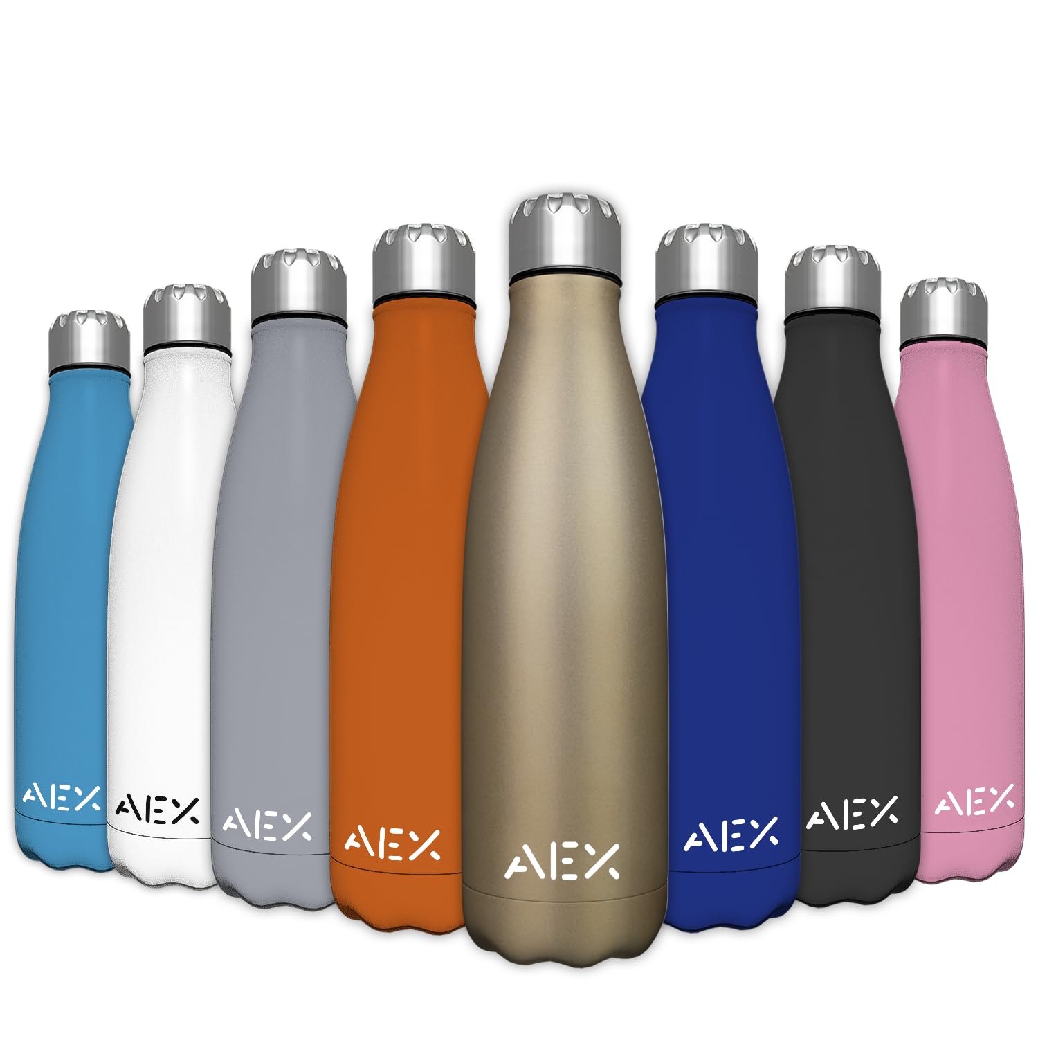 Double Insulated Vacuum Flask Stainless Steel Water Bottle Thermos Flasks Water Bottle for Hot and Cold Drinks Thermal Bottle 1000ml [Black_White]