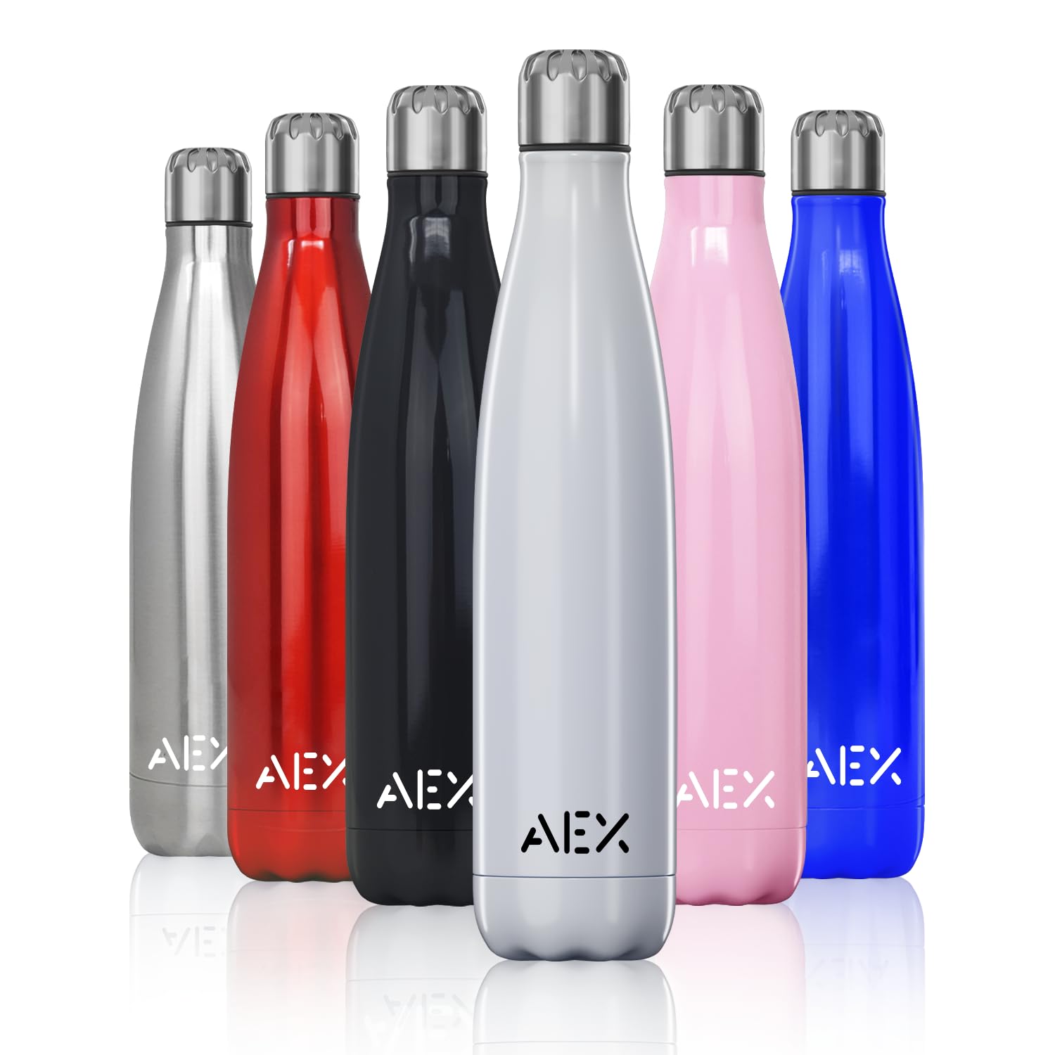 Double Insulated Vacuum Flask Stainless Steel Water Bottle Thermos Flasks Water Bottle for Hot and Cold Drinks Thermal Bottle 1000ml [Black_White]