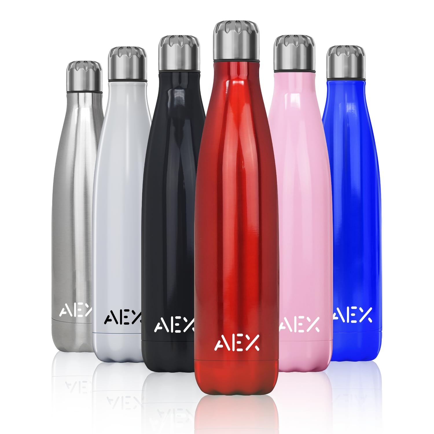 Double Insulated Vacuum Flask Stainless Steel Water Bottle Thermos Flasks Water Bottle for Hot and Cold Drinks Thermal Bottle 1000ml [Black_White]